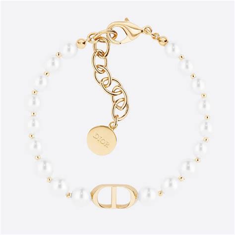 bracelet dior femme perle|christian dior bracelets.